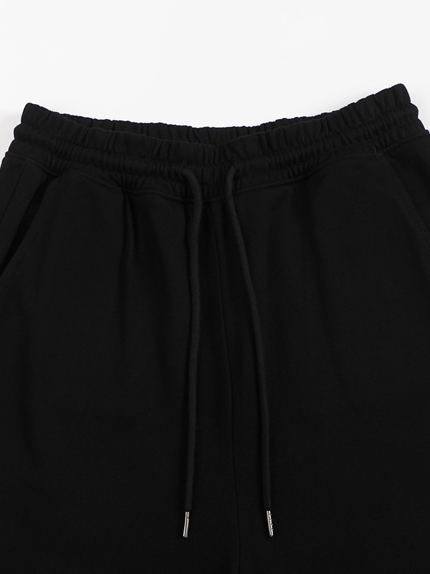 COTTON FLEECE STRAIGHT WIDE LEG JOGGER